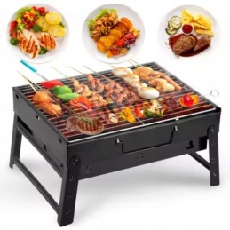 Sulankstomas medžio anglies sodo turistinis grilis