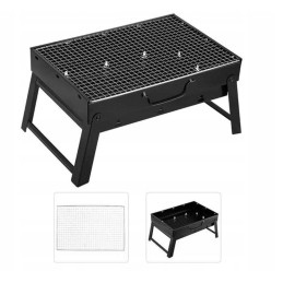 Sulankstomas medžio anglies sodo turistinis grilis