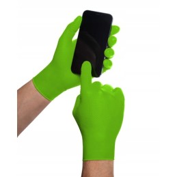 Mercator gogrip green - pirštinės, nitrilas, be pudros su deimantine tekstūra