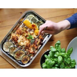 Daugkartinio naudojimo ekologiškas plieninis grilio padėklas