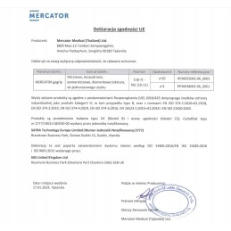 Mercator gogrip orange - pirštinės, nitrilas, be pudros su deimantine tekstūra