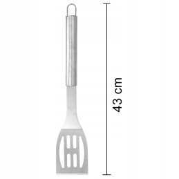 Grilio mentelė, nerūdijantis plienas, tvirti grilio priedai, 43 cm