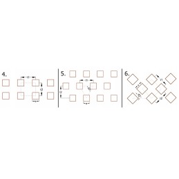 Židinio grotelės tokios, kokios jums reikia, bet kokios formos, bet kokio dydžio ir jūsų pasirinktų angų atstumo bei formos. len