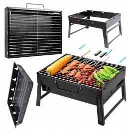 Sulankstoma nešiojama stovyklavimo kepsninė su xxl lagaminu