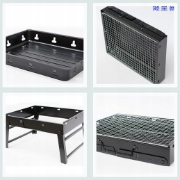 Sulankstoma nešiojama stovyklavimo kepsninė su xxl lagaminu