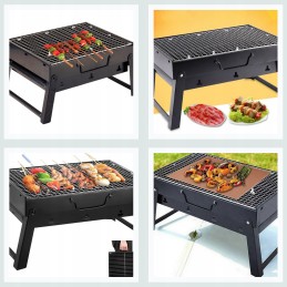 Sulankstoma nešiojama stovyklavimo kepsninė su xxl lagaminu