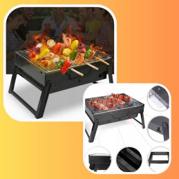 Sulankstoma nešiojama stovyklavimo kepsninė su xxl lagaminu