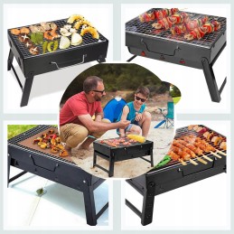 Sulankstoma nešiojama stovyklavimo kepsninė su xxl lagaminu