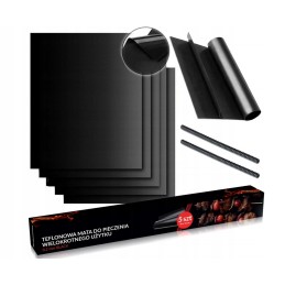 Tefloninis kilimėlis orkaitės griliui – 4 vnt. x 40 x 33 cm