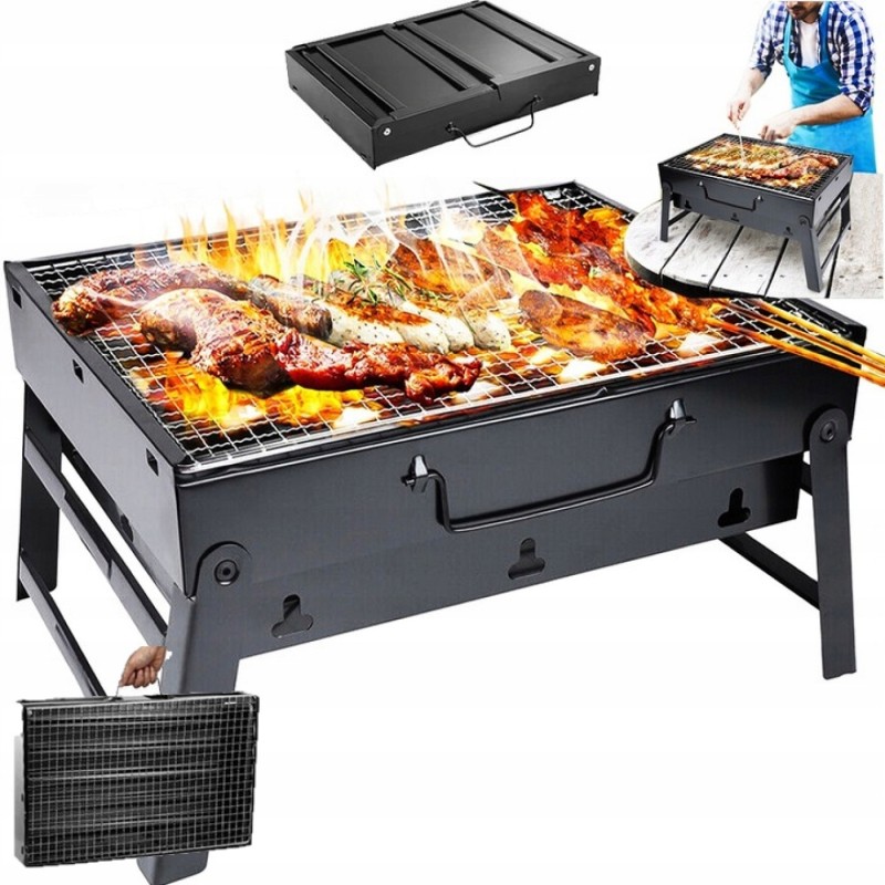 Sodo grilis nešiojamas anglies sulankstomas kelioninis lagaminas stovyklavimui