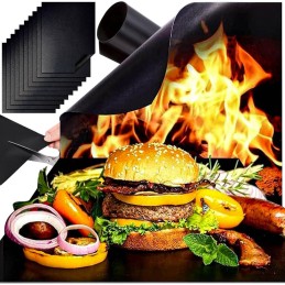 10x tefloninio grilio kilimėlio grilio padėklas orkaitės padėklas kepimas