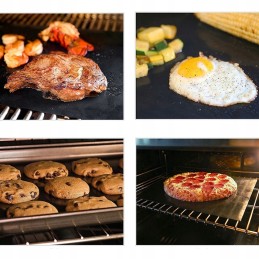 10x tefloninio grilio kilimėlio grilio padėklas orkaitės padėklas kepimas