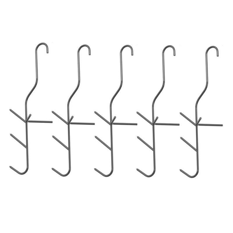 Trigubi kabliukai 5 vnt žuvies rūkymui rūkykloje 311302