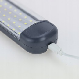 Belaidė dirbtuvių lempa LED + USB 30W