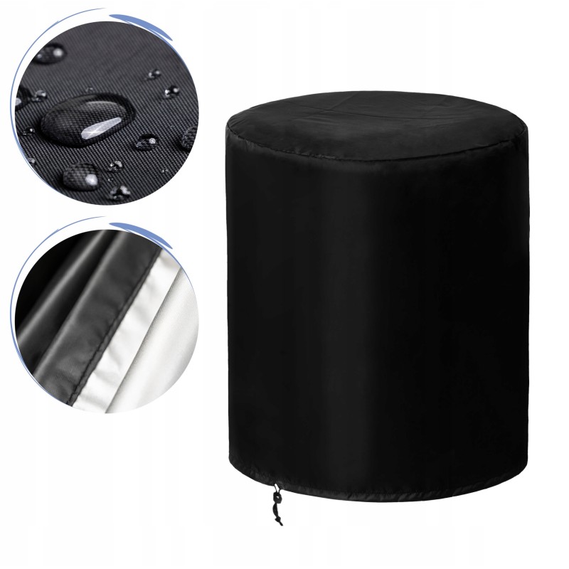 Apvalus kepsninės dangtis, atsparus vandeniui, stiprus anti-UV ø70 cm h 80 cm