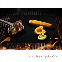 Tefloninis kilimėlis griliui, kepimui, storas, 2 vnt
