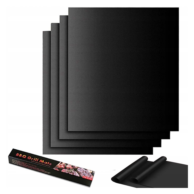 Tefloninis orkaitės kilimėlis griliui, kepimui, BBQ popierius, 4 vnt