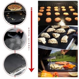 Tefloninis orkaitės kilimėlis griliui, kepimui, BBQ popierius, 4 vnt