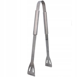 3x grilio priedai mentele šakutės grilio rinkinys grotelės + dėklas