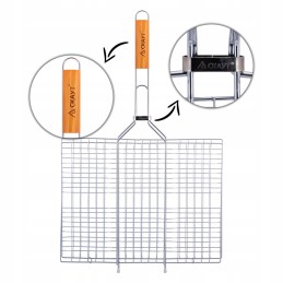 Grotelės mėsos, kepsnių ir žuvies kepimui sk-0707