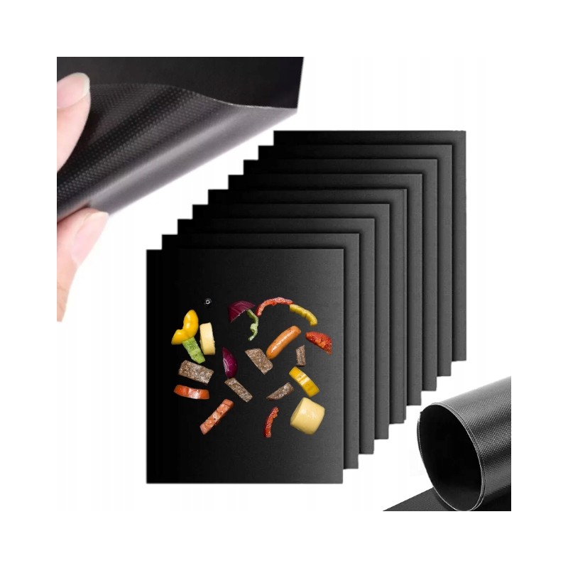 10 x tefloninis grilio kilimėlis kepimui