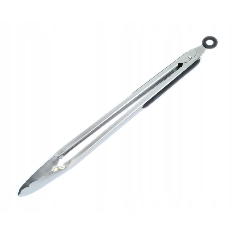 Didelės grilio žnyplės, virtuviniai nagai, plieniniai, 40 cm