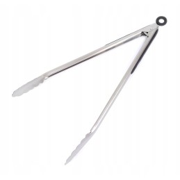 Didelės grilio žnyplės, virtuviniai nagai, plieniniai, 40 cm