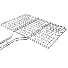 Grilio grotelės žuvies mėsai kepti, uždaros, grilio grotelės 36 x 22,5 cm