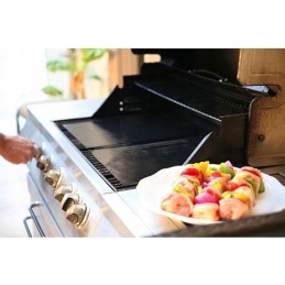 8 x tefloninis grilio kilimėlis BBQ grilio padėklas