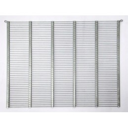 Vertikalios metalinės pertvaros grotelės - 370x290mm