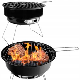 Nešiojama, sulankstoma, turistinė anglis kepsninė stovyklavimui