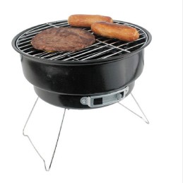 Nešiojama, sulankstoma, turistinė anglis kepsninė stovyklavimui