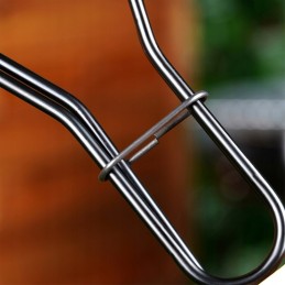 Žuvies kepsninės grotelės, uždaros, metalinės, plieninės grotelės