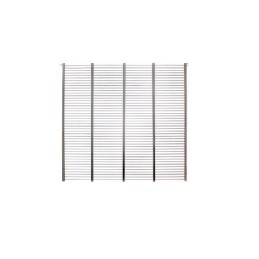 Vertikalios metalinės pertvaros grotelės - 370x290mm