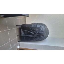 Juodas apvalus kepsninės dangtis 90x77cm vandeniui atsparus oxford 420d