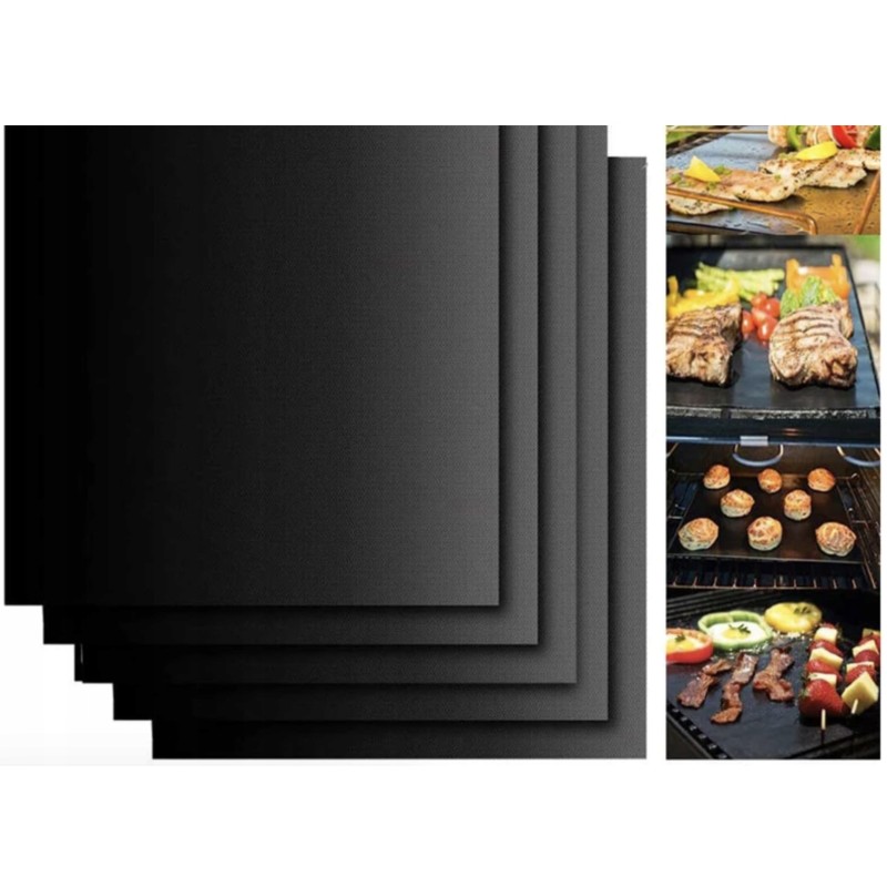 10x tefloninis kepimo kilimėlis, daugkartinio naudojimo grilio padėklas orkaitei