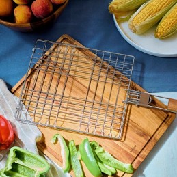 Lengvas grilio krepšelis, sulankstomas, 50x23 cm homla