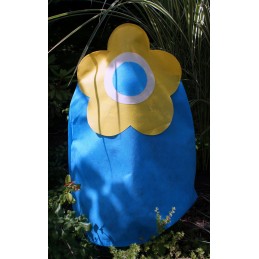 Apsauginis gobtuvas mėlynai geltonos gėlės m