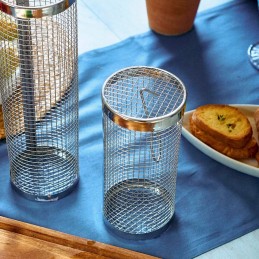 Lengvas grilio krepšelis kepimui, apvalus, 20x9 cm, homla