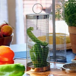 Lengvas grilio krepšelis kepimui, apvalus, 20x9 cm, homla