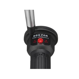 Electric blower for grill, stove, fireplace, bbq