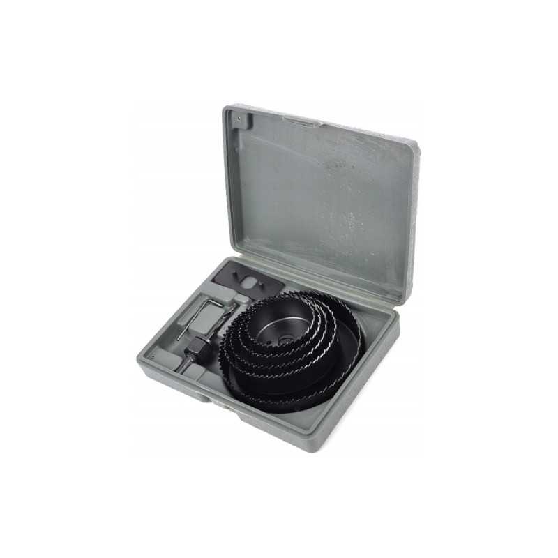 Siūlome 8 dalių skylių pjūklų rinkinį. 51-102 mm