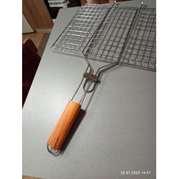 Grilis mėsai, kepsniams, žuviai kepti, 34x22x2cm