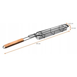 Krepšelis iešmams ir daigams kepti ant grotelių