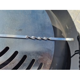 Šampūniniai iešmeliai kebabų mėsai, 60 cm, 6 vnt