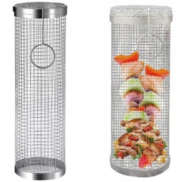 Krepšelis daržovėms kepti ant grotelių žuvies mėsos krepšelis uždaros rankenos grotelės DA210