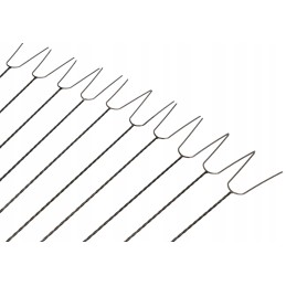 Šakės židinio šakutė 120cm pagaliukų įdėtuvė - 10 vnt