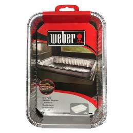 Aliuminio Weber grilio padėklas, stačiakampis, 21-84 x 15-24 cm