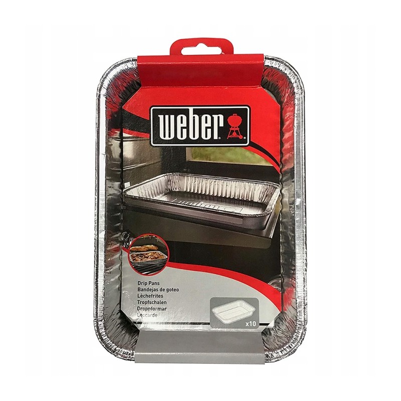 Aliuminio Weber grilio padėklas, stačiakampis, 21-84 x 15-24 cm