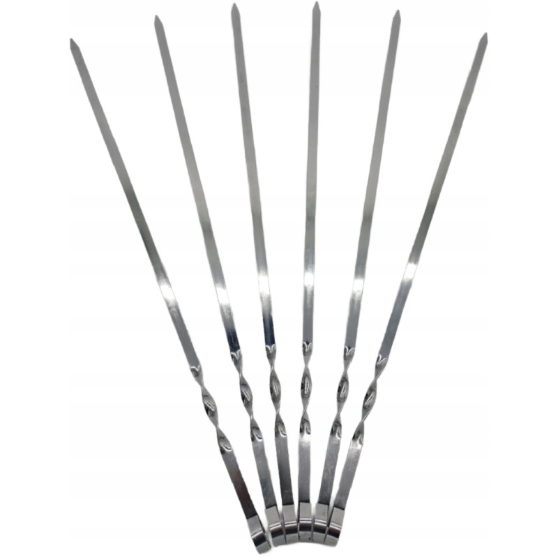 Iešmeliai griliui, 60 cm, rinkinyje 6 vnt